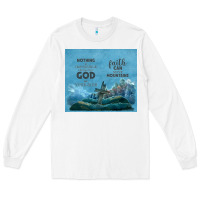 White nothing is impossible with cross Long Sleeve Tee - TumblerDesignByShophia
