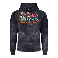 Cloud Black the beach is my happy place Vintage Hoodie - NancyCooperArtShop