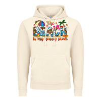 Vintage Artic the beach is my happy place Vintage Hoodie - NancyCooperArtShop