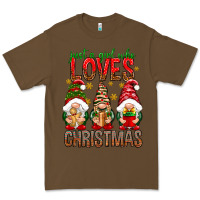 Cacao Just a girl who loves Christmas Premium Tee - NancyCooperArtShop