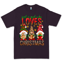 Plum Just a girl who loves Christmas Premium Tee - NancyCooperArtShop