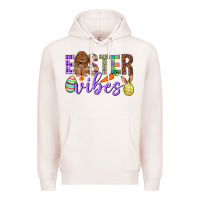 Pale Pink Easter Vibes Premium Hoodie - BundleAndBundleShop