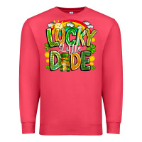 Cardinal Lucky Little Dude Premium Sweatshirt - CowhideDigitalArt