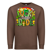 Chestnut Lucky Little Dude Premium Sweatshirt - CowhideDigitalArt