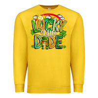 Lemon Lucky Little Dude Premium Sweatshirt - CowhideDigitalArt
