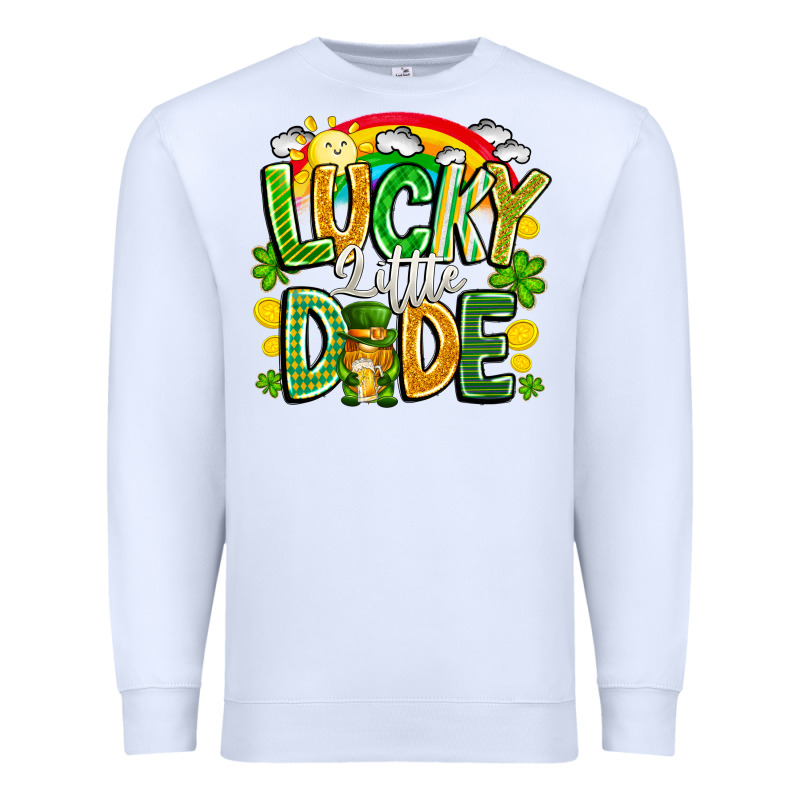 Lucky Little Dude Premium Sweatshirt by CowhideDigitalArt | Teevron