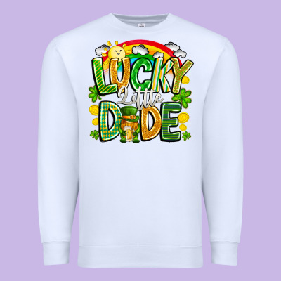 Lucky Little Dude Premium Sweatshirt Designed By Cowhidedigitalart