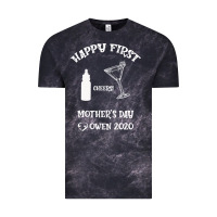 Cloud Black Happy Fırst Cheers Mother's Day Owen 2020 Vintage Tee - Bettercallsaul
