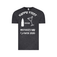 Vintage Black Happy Fırst Cheers Mother's Day Owen 2020 Vintage Tee - Bettercallsaul
