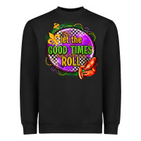 Black let the good times roll olivia Heavyweight Sweatshirt - OliviaCreatesArt