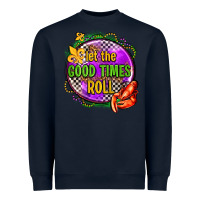 Navy let the good times roll olivia Heavyweight Sweatshirt - OliviaCreatesArt