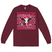 Burgundy pink gemstone baby calf western valentines day Long Sleeve Tee - Jasminsmagicworld