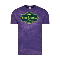 Cloud Purple Hot Springs National Park Arkansas Nature Bear Hike Outdoors Vintage Tee - lanVoArt