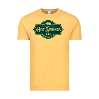Vintage Mustard Hot Springs National Park Arkansas Nature Bear Hike Outdoors Vintage Tee - lanVoArt