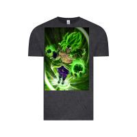 Vintage Black legendary broly supersaiyajin poster travel Vintage Tee - lanVoArt