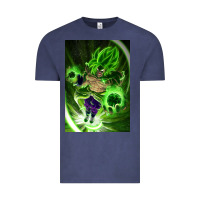 Legendary Broly Supersaiyajin Poster Travel Vintage Tee | Teevron