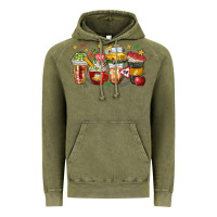 Vintage Olive school bus coffee cups Vintage Hoodie - NancyCooperArtShop