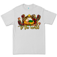 Dove Grey Baby Jesus Joy To The World Premium Tee - MaliasSmallBusiness