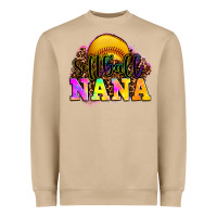 Mushroom softball nana Heavyweight Sweatshirt - OliviaCreatesArt
