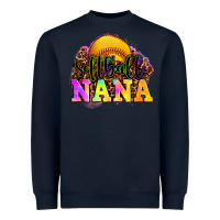 Navy softball nana Heavyweight Sweatshirt - OliviaCreatesArt