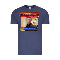 Daniel Larson Monitoring The Situation   Vintage Vintage Tee | Teevron