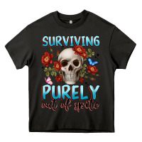 Asphalt surviving purely out of spite Heavy Core Tee - JahusDesignShop
