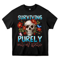 Black surviving purely out of spite Heavy Core Tee - JahusDesignShop