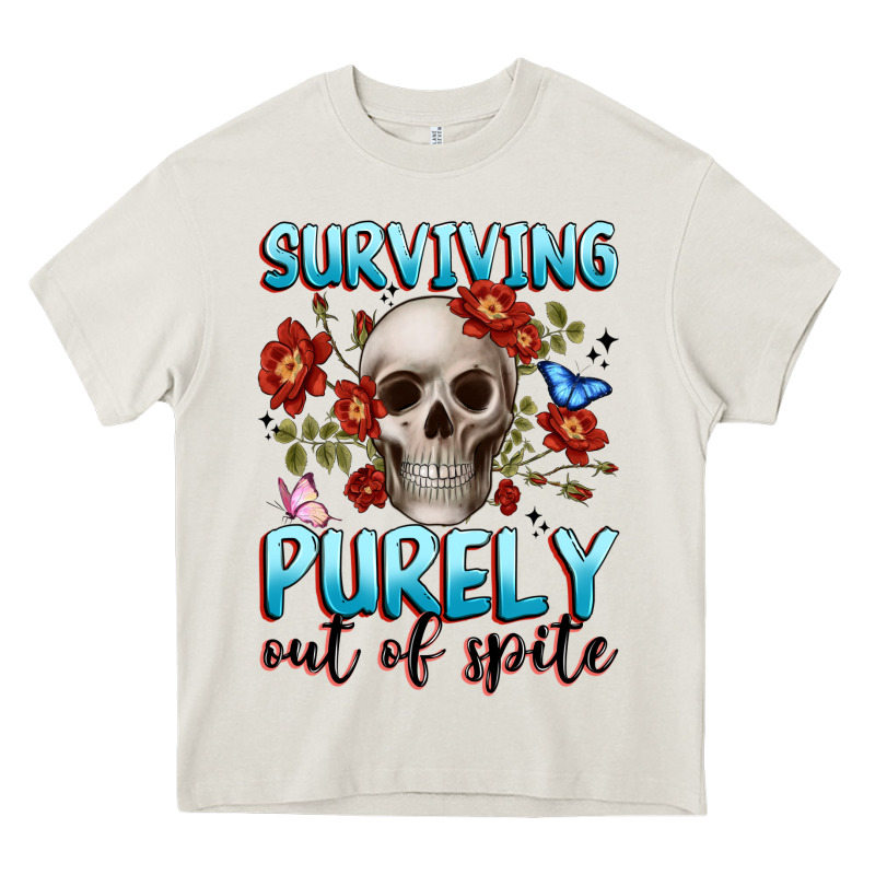 Surviving Purely Out Of Spite Heavy Core Tee by JahusDesignShop | Teevron