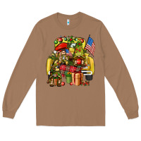 Toasted Coconut Christmas army gnomes truck 4th of july Long Sleeve Tee - HowdyJamesFarm