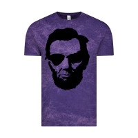 Cloud Purple cool abe lincoln with aviator sunglasses black Vintage Tee - lanVoArt