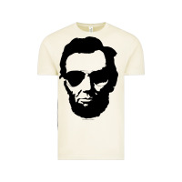 Vintage Arctic cool abe lincoln with aviator sunglasses black Vintage Tee - lanVoArt