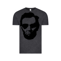 Vintage Black cool abe lincoln with aviator sunglasses black Vintage Tee - lanVoArt