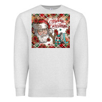Oatmeal Heather merry christmas y'all Premium Sweatshirt - CowhideDigitalArt