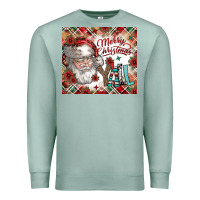 Seafoam merry christmas y'all Premium Sweatshirt - CowhideDigitalArt