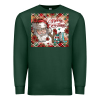 Sports Green merry christmas y'all Premium Sweatshirt - CowhideDigitalArt