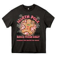 Asphalt north pole baked fresh daily Heavy Core Tee - MaliasSmallBusiness