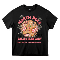 Black north pole baked fresh daily Heavy Core Tee - MaliasSmallBusiness