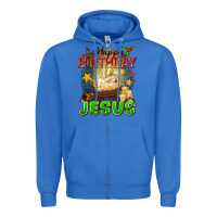 True Royal happy birthday jesus Zipper Hoodie - FaDigitalArtStudio