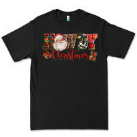 Black Howdy Christmas Santa Premium Tee - NancyCooperArtShop