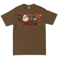 Cacao Howdy Christmas Santa Premium Tee - NancyCooperArtShop