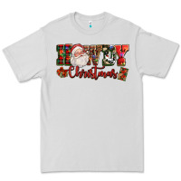 Dove Grey Howdy Christmas Santa Premium Tee - NancyCooperArtShop
