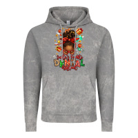 Cloud Rock Santa's Favorite Dental Assistant Afro Messy Bun Vintage Hoodie - texasbilliewilder