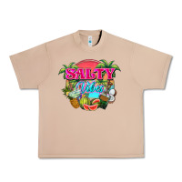 Burro Salty vibes summer Urban Heavy Tee - NancyCooperArtShop