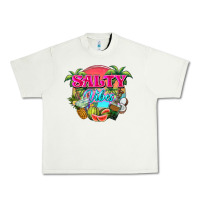 Pistachio Salty vibes summer Urban Heavy Tee - NancyCooperArtShop