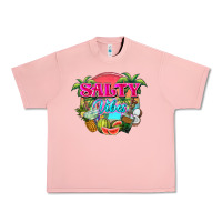Salmon Salty vibes summer Urban Heavy Tee - NancyCooperArtShop