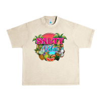 Sandshell Salty vibes summer Urban Heavy Tee - NancyCooperArtShop
