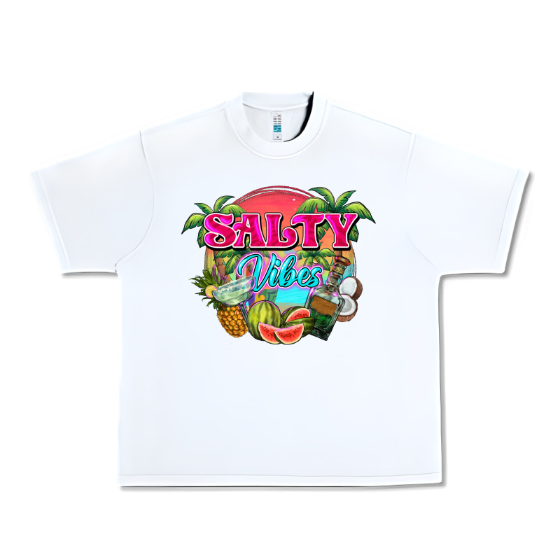 Salty Vibes Summer Urban Heavy Tee by NancyCooperArtShop | Teevron