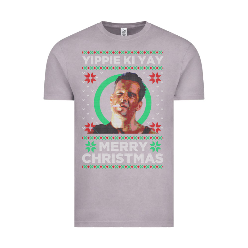 Hot Trend Die Hard Christmas Yippie Ki Yay Vintage Tee by lanVoArt | Teevron