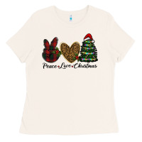 Bone peace love christmas Ladies Tee - RanaPortraitStore