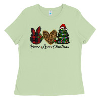 Matcha peace love christmas Ladies Tee - RanaPortraitStore